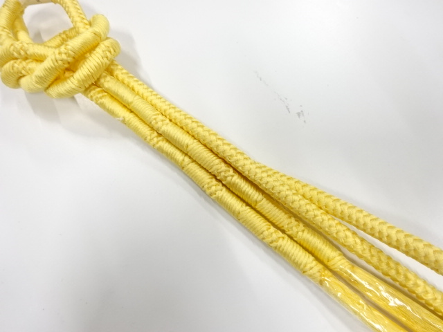 未使用品　正絹　手組帯締め